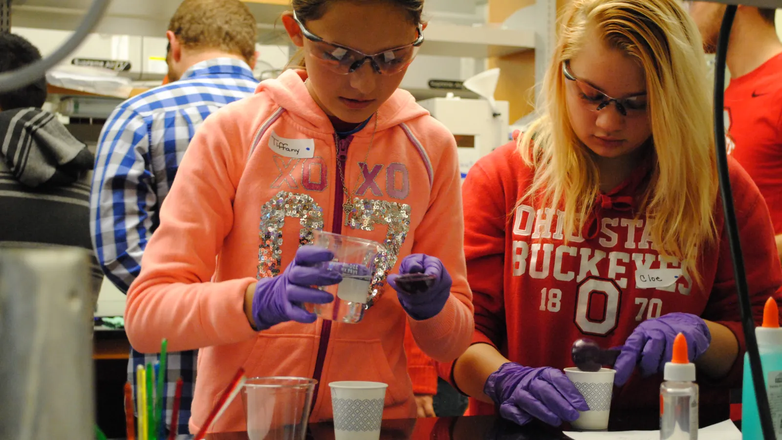 Students in lab