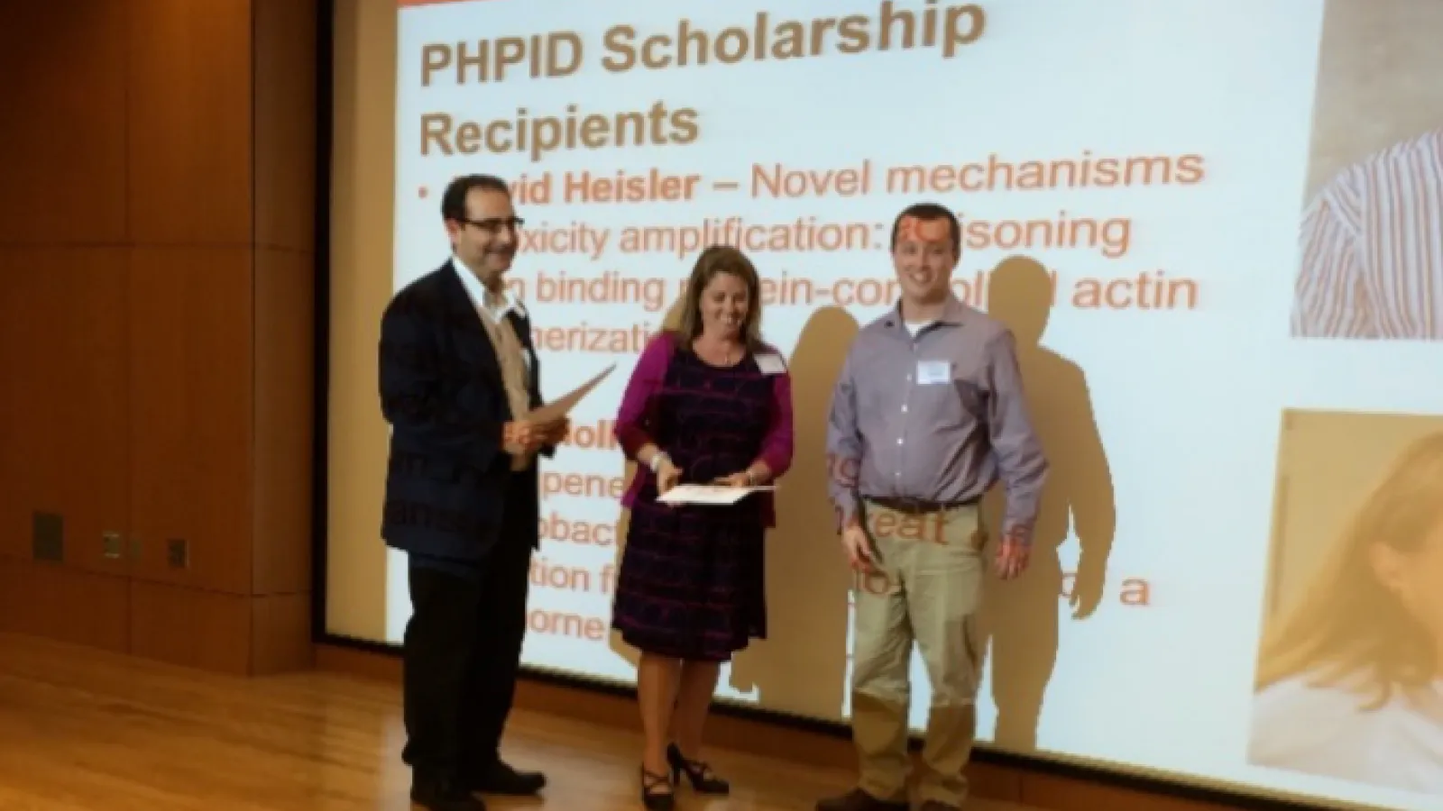 David Heisler receives PHPID graduate training scholarship